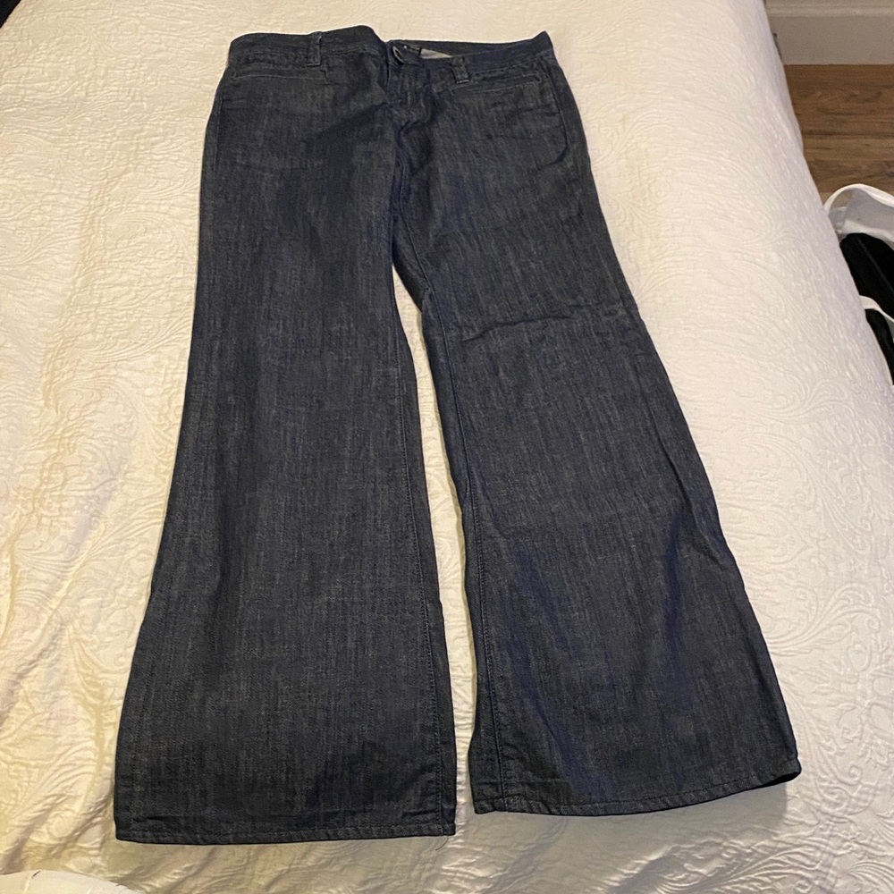 Club Monaco Dark Blue Flare Jeans 100% cotton